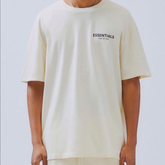 essentials cream shirt